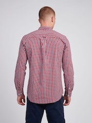 U.S. Polo Assn. Red Mens Gingham 100% Cotton Shirt - Image 2 of 7