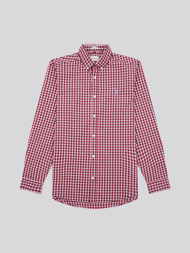 U.S. Polo Assn – Vichy-Karo-Hemd aus 100 % Baumwolle für Herren - Image 5 of 7