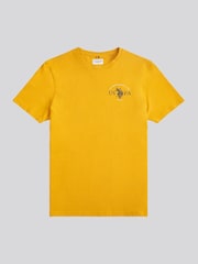 U.S. Polo Assn. Orange Mens Back Graphic 100% Cotton T-Shirt - Image 7 of 10
