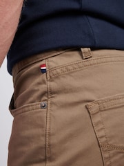 U.S. Polo Assn. Brown/Cream Core 5 Pocket Mens Trousers - Image 5 of 11