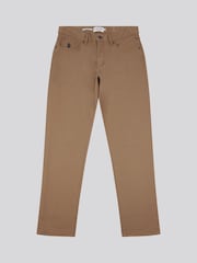 U.S. Polo Assn. Brown/Cream Core 5 Pocket Mens Trousers - Image 7 of 11