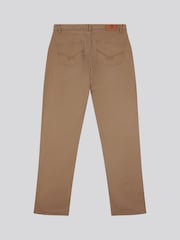 U.S. Polo Assn. Brown/Cream Core 5 Pocket Mens Trousers - Image 8 of 11