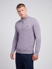 U.S. Polo Assn. Purple Mens Peached Oxford Shirt - Image 1 of 7