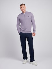 U.S. Polo Assn. Purple Mens Peached Oxford Shirt - Image 3 of 7