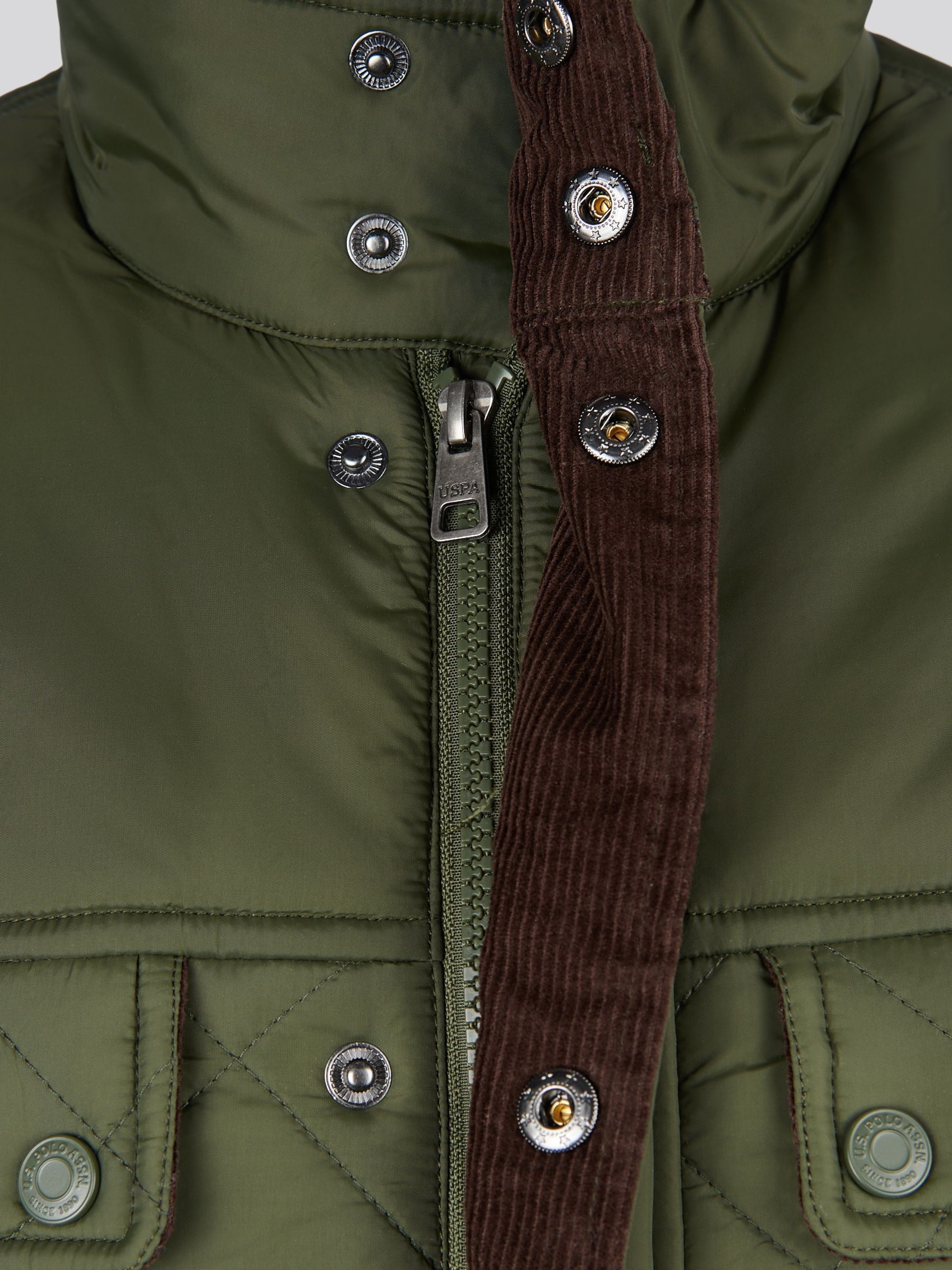Buy U.S. Polo Assn Green U.S. Polo Assn. Mens Diamond Quilted