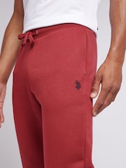 U.S. Polo Assn Mens Red Classic Fit Double Horsemen Joggers - Image 5 of 9