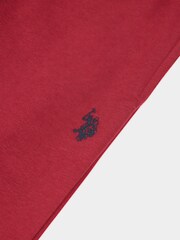 U.S. Polo Assn Mens Red Classic Fit Double Horsemen Joggers - Image 8 of 9