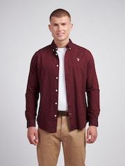 U.S. Polo Assn. Red Mens Peached Oxford Shirt - Image 1 of 9