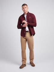 U.S. Polo Assn. Red Mens Peached Oxford Shirt - Image 3 of 9