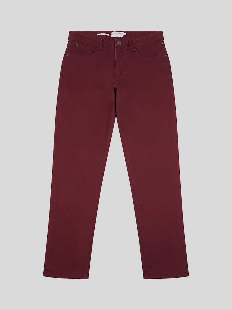 U.S. Polo Assn. Purple Core 5 Pocket Mens Trousers - Image 7 of 11