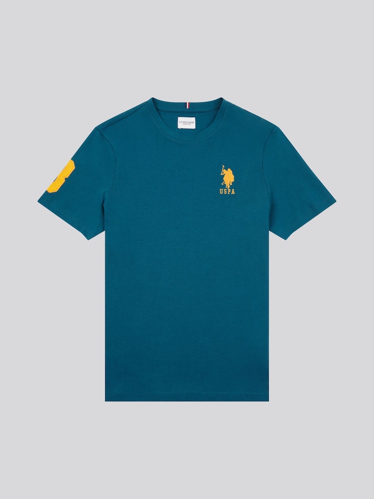 U.S. Polo Assn. Dark Blue Regular Fit Mens 100% Cotton Player 3 T-Shirt - Image 7 of 9