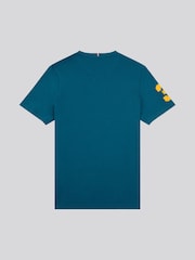 Темно-синий - US Polo Assn. Мужская футболка классического кроя из 100% хлопка Player 3 - Изображение 8 из 9