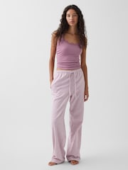 Pinke Streifen - Gap Softest Flannel Pyjamas Bottoms - Bild 3 von 4