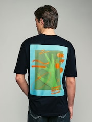 Black Andys Man Club Charity 100% Cotton T-Shirt - Image 1 of 8