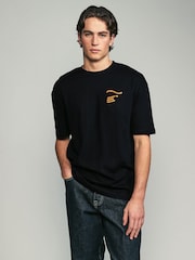 Black Andys Man Club Charity 100% Cotton T-Shirt - Image 3 of 8