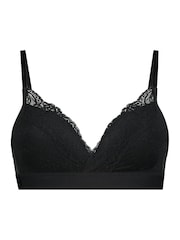 Negro oscuro - Hunkemoller Blue Sophie Non-Padded Underwired Bra - Imagen 4 de 5