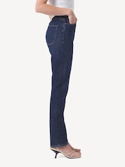 AGOLDE Dark Blue Freya Slim High Rise Jeans - Image 4 of 5