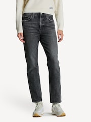 AGOLDE Grey Valen Mid Rise Vintage Straight Jeans - Image 1 of 8
