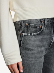 AGOLDE Grey Valen Mid Rise Vintage Straight Jeans - Image 7 of 8