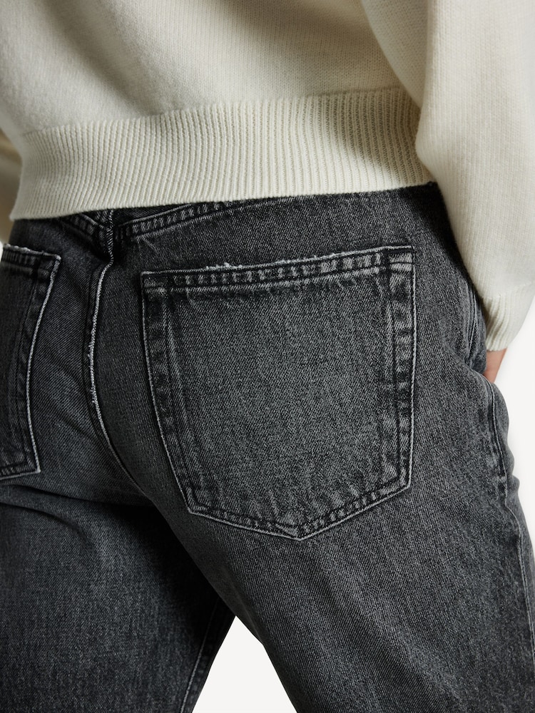 AGOLDE Grey Valen Mid Rise Vintage Straight Jeans - Image 8 of 8