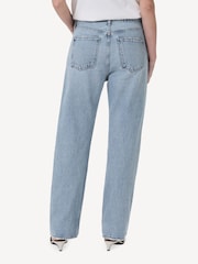 AGOLDE Blue Fran Cuffed Low Rise Relaxed Jeans - Image 2 of 8