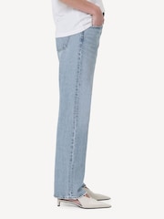 AGOLDE Blue Fran Cuffed Low Rise Relaxed Jeans - Image 3 of 8