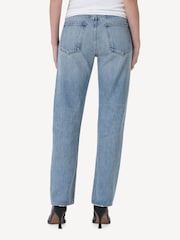AGOLDE Light Blue 90's Pinch Waist High Rise Straight Jeans - Image 2 of 6