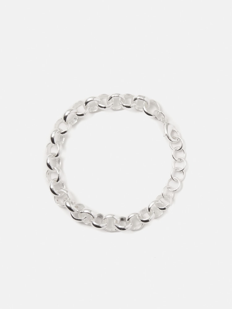 Jigsaw Silver Tone Belcher Chain Bracelet - Image 1 of 5