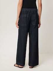Jigsaw Blue Hampstead Wide Leg Jeans - Image 2 of 7