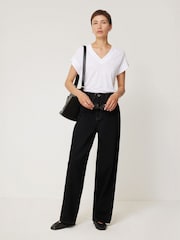 Jigsaw Black Lucia High Waisted Jeans - Image 4 of 7