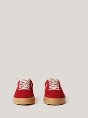 Jigsaw Red Portland Vintage Classic Trainers - Image 4 of 5