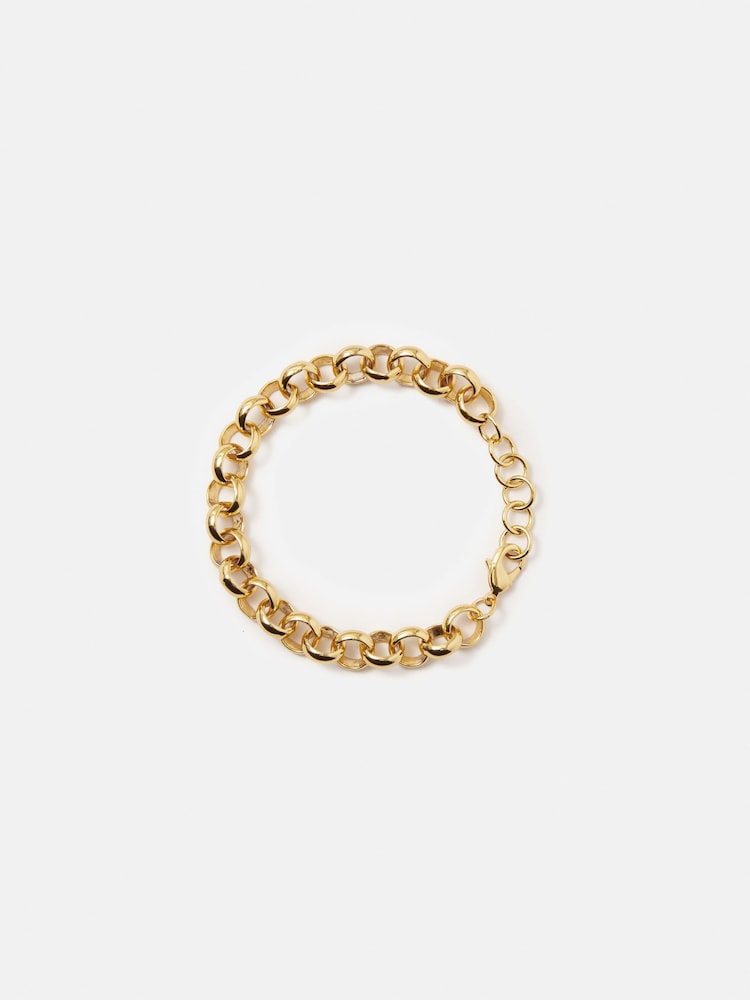 Jigsaw Gold Tone Belcher Chain Bracelet - Image 1 of 3