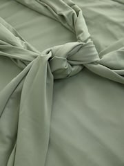 Olive Green Jersey Multiway Bridesmaid Wedding Maxi Dress - Image 10 of 10