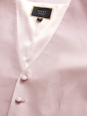 Pink Textured Silk Waistcoat - Image 8 of 9