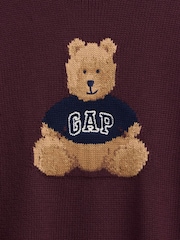 Burgundy Brannan Bear - Gap Rolled Neck Jumper - Imagen 4 de 4