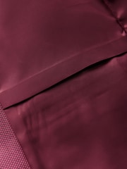 Dark Red Textured Silk Waistcoat - Image 8 of 8