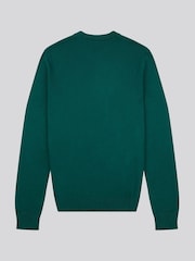 U.S. Polo Assn. Green Mens Cotton Crew Neck Jumper - Image 6 of 7