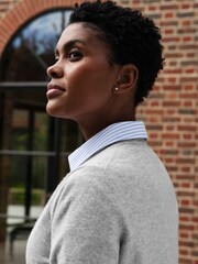 Pure Collection Cashmere V-Neck Jumper - Image 3 of 3