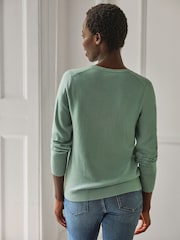 Pure Collection Cashmere V Neck Sweater - Image 3 of 3