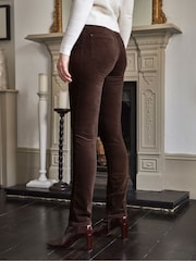 Pure Collection Washed Velvet Jeans - Image 3 of 3
