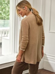 Pure Collection Cashmere Long Swing Cardigan - Image 3 of 3