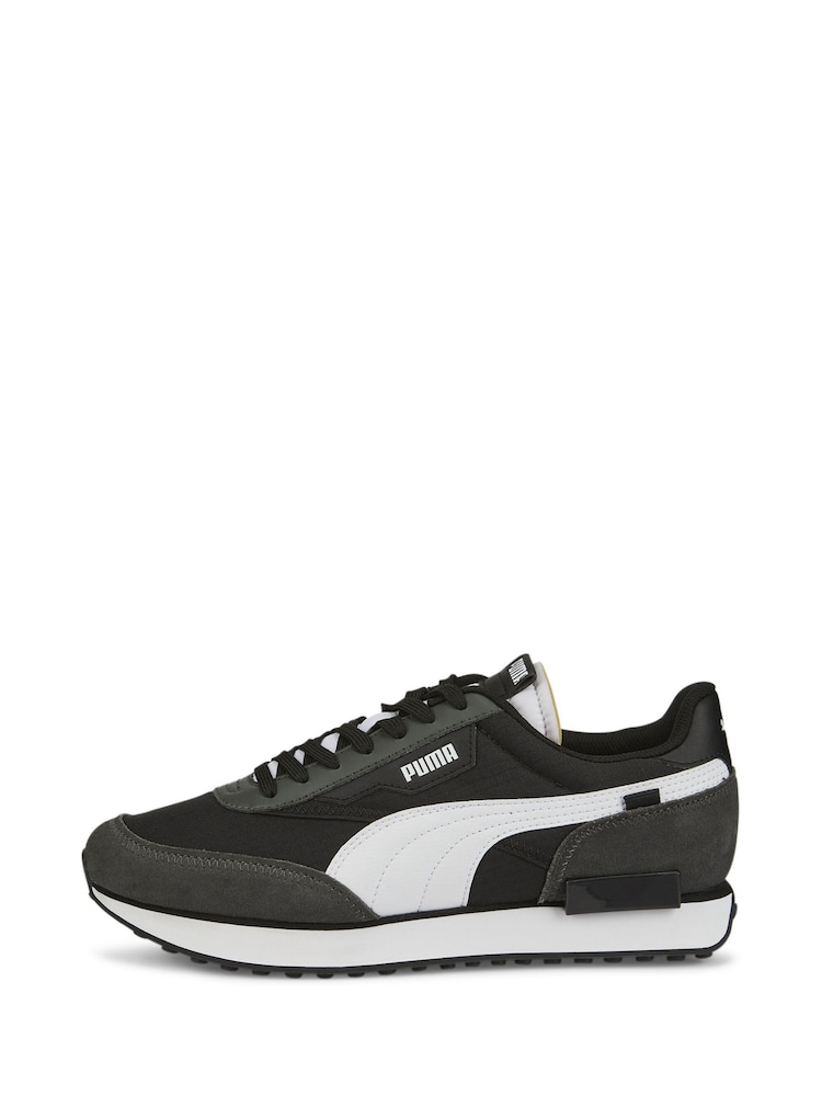 Puma Ink Black Mens Future Rider Play On Sneakers - Image 2 of 5