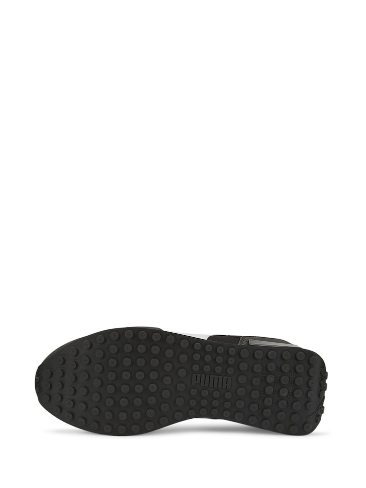 Puma Ink Black Mens Future Rider Play On Sneakers - Image 5 of 5