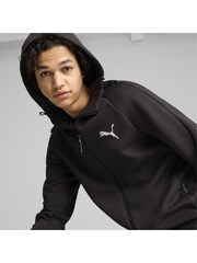 Puma Black Mens Evostripe Full Zip Hoodie - Image 2 of 6