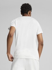 Puma White Mens Evostripe T-Shirt - Image 2 of 5