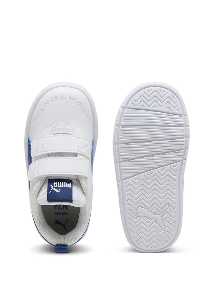 Puma White Off Courtflex V3 Baby Unisex Sneakers - Image 4 of 6