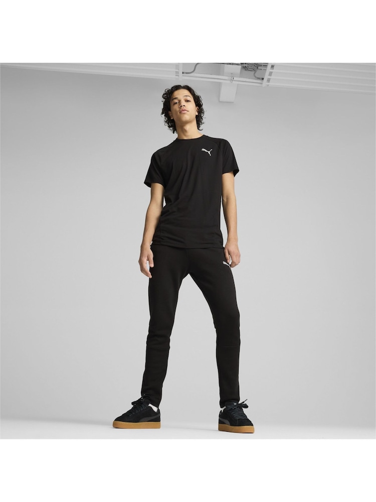 Puma Black Mens Evostripe T-Shirt - Image 2 of 5 Puma Black Mens Evostripe T-Shirt - Image 2 of 5