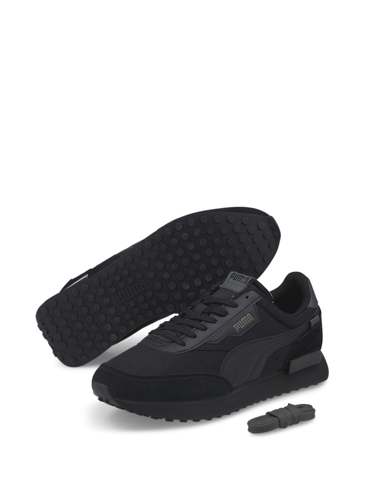 Puma Black Mens Future Rider Play On Sneakers - Image 2 of 5