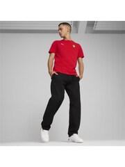 Puma Red Mens Scuderia Ferrari Race Colour Shield T-Shirt - Image 3 of 6