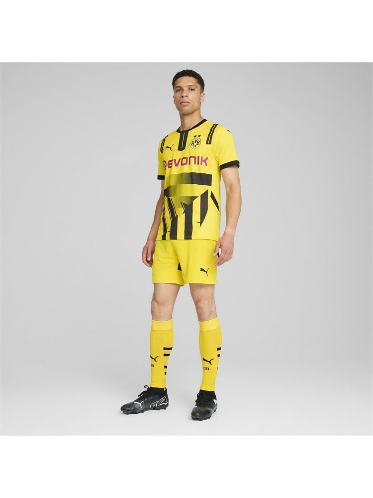 Puma Yellow Mens Borussia Dortmund Shorts 24/25 - Image 1 of 6